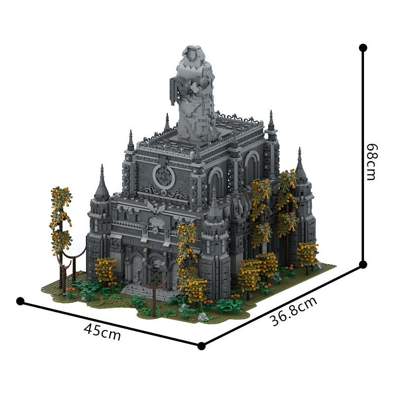 Dark Fantasy Grave Dungeon Diorama MOC Building Kit - 4