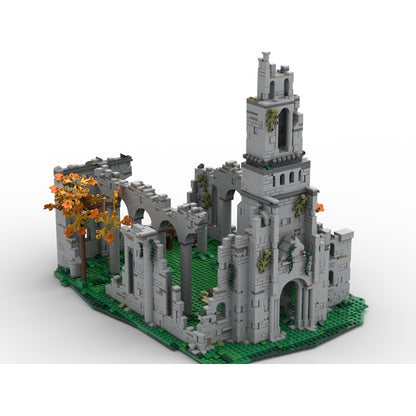 Dark Fantasy RPG Ruined Church Building Kit | LEGO-Compatible MOC - 2