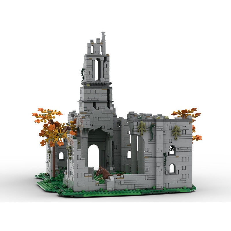 Dark Fantasy RPG Ruined Church Building Kit | LEGO-Compatible MOC - 3