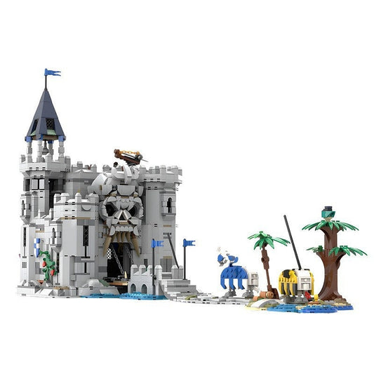 Dark Fantasy Skull Fortress MOC Building Kit - 1