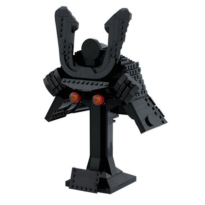 Dark Fantasy Warrior Helmet MOC Display Building Kit - 1