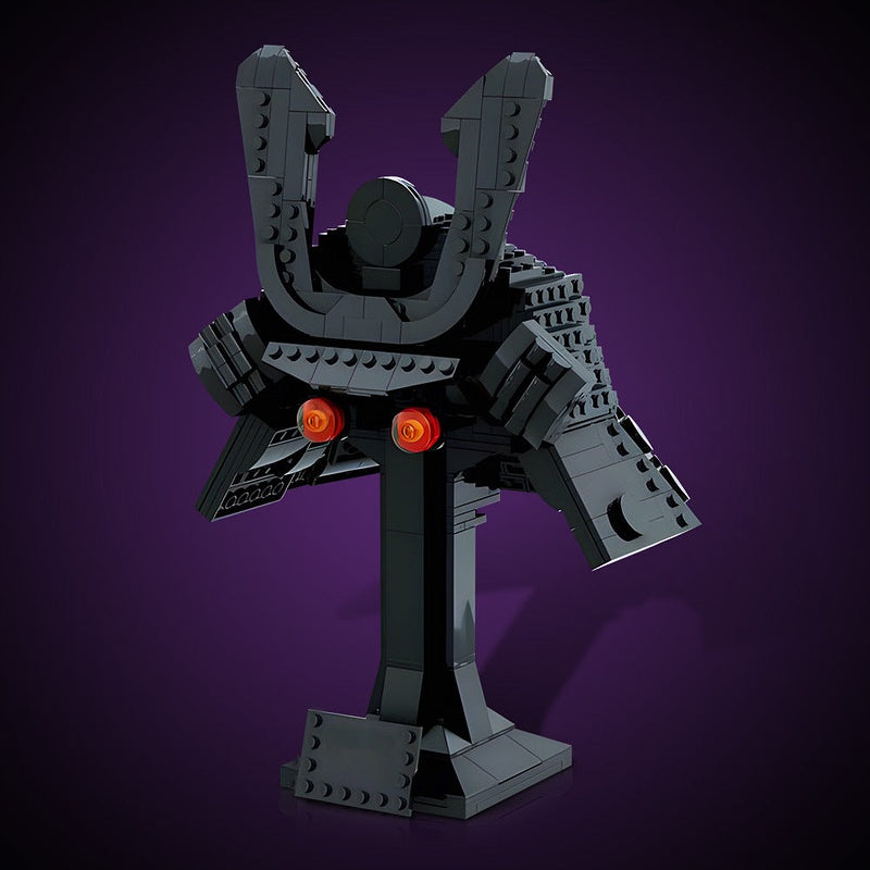 Dark Fantasy Warrior Helmet MOC Display Building Kit - 2