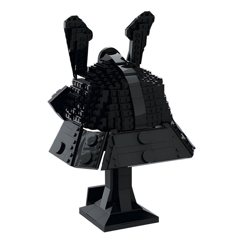 Dark Fantasy Warrior Helmet MOC Display Building Kit - 4