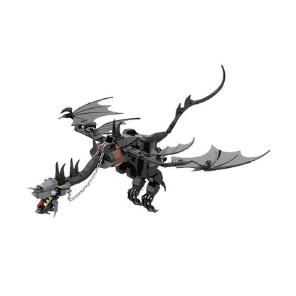 Dark Fantasy Winged Shadow Beast Building Kit | Compatible MOC - 2