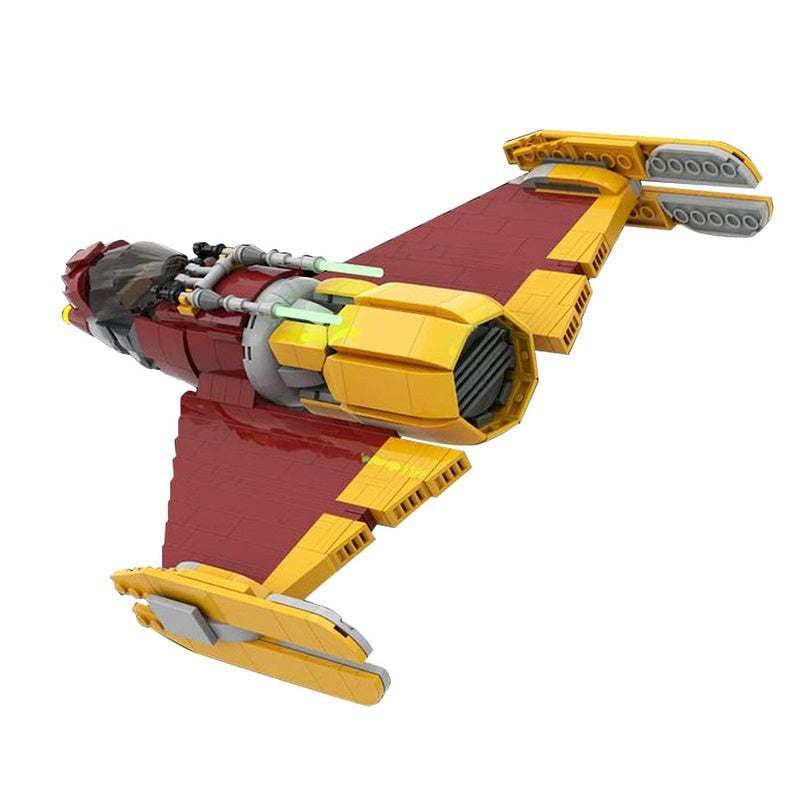 Dark Force Apprentice Starfighter MOC Spacecraft Building Kit - 1