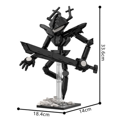 Dark Fountain Knight Building Set Kit | LEGO-Compatible MOC - 1