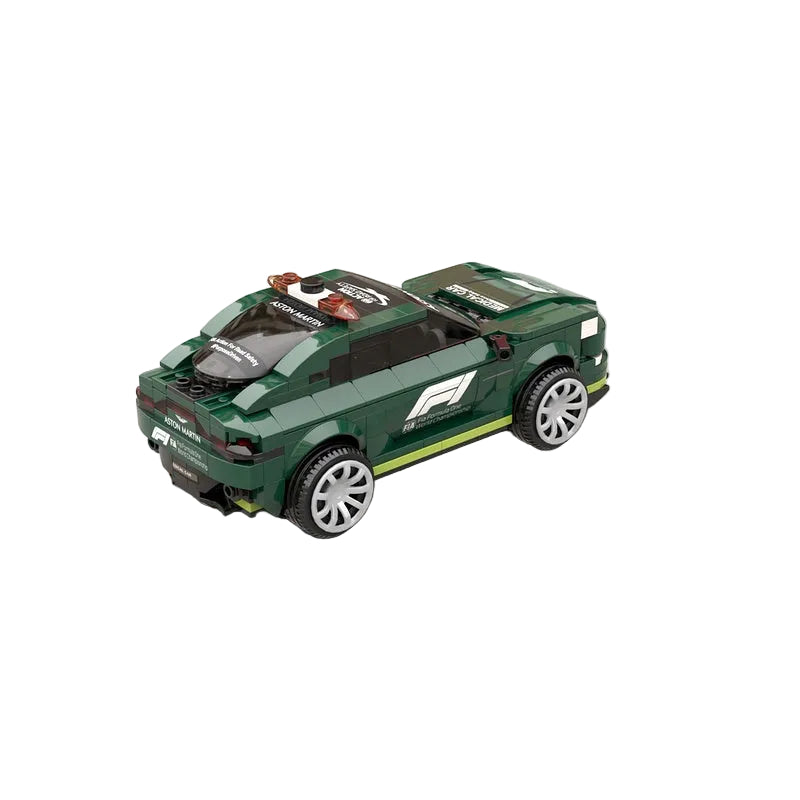 Dark Green 8-Wide Track Medical SUV MOC Building Kit - 2