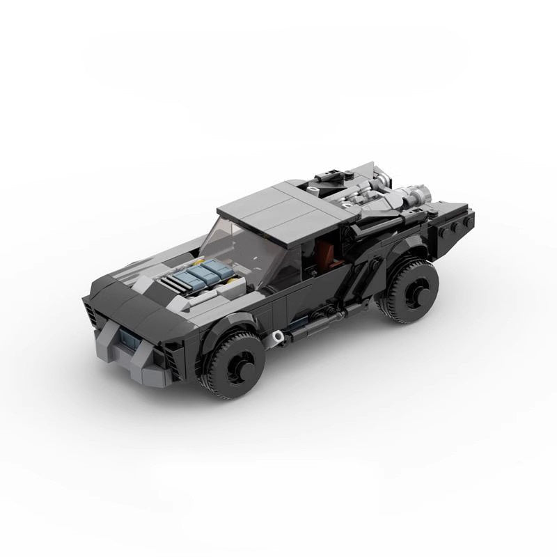 Dark Hero Armored Vigilante Supercar Building Kit | LEGO-Compatible MOC - 1