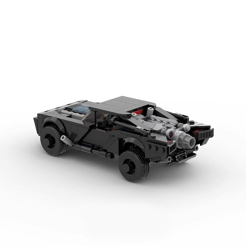 Dark Hero Armored Vigilante Supercar Building Kit | LEGO-Compatible MOC - 3