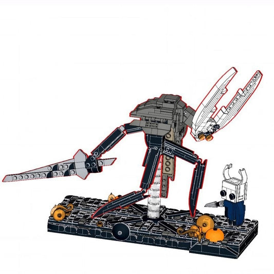 Dark Insect Knight Boss Battle Scene Building Kit | LEGO-Compatible MOC - 2