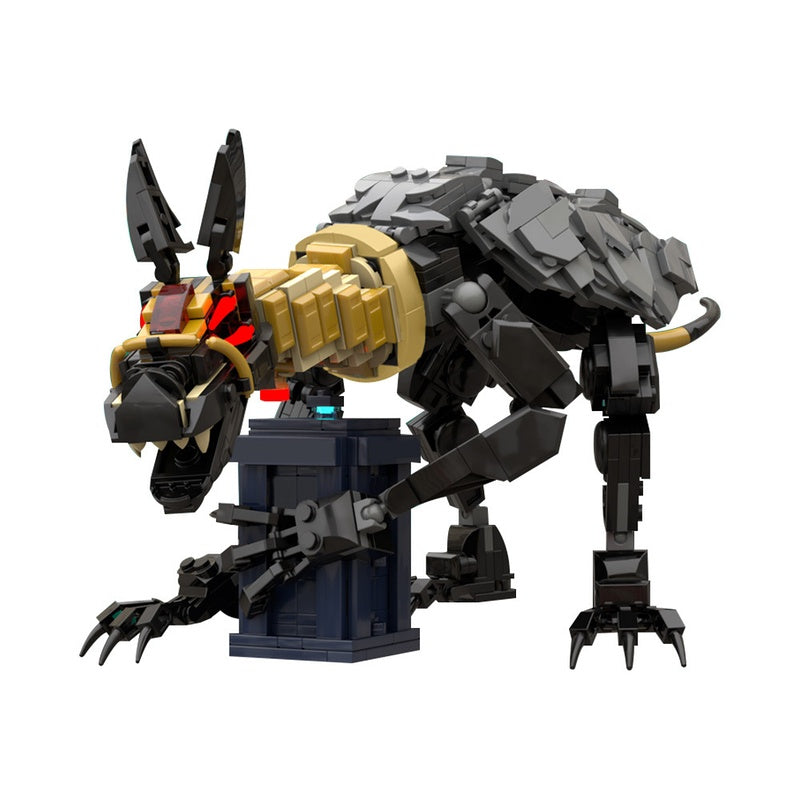Dark Jackal Guardian with Blue Portal Box MOC Building Kit - 1