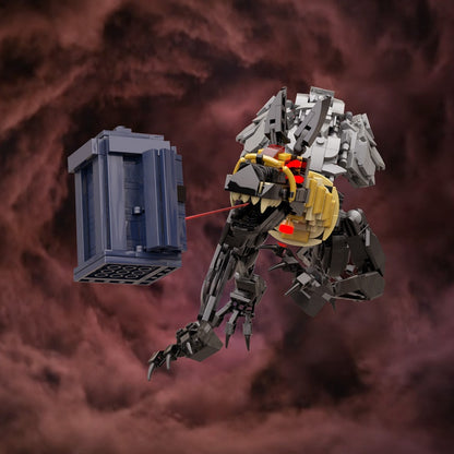 Dark Jackal Guardian with Blue Portal Box MOC Building Kit - 2
