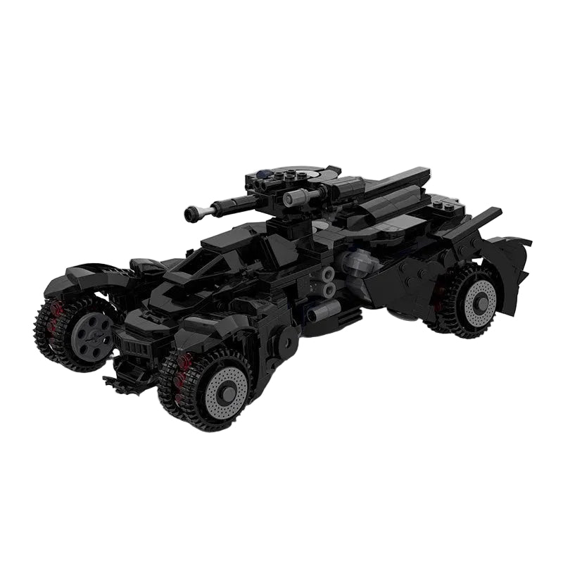 Dark Knight Arkham Vigilante Tactical Supercar Building Kit | LEGO-Compatible MOC - 1