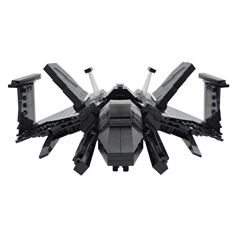 Dark Knight Style Stealth Aircraft MOC Building Kit - 3
