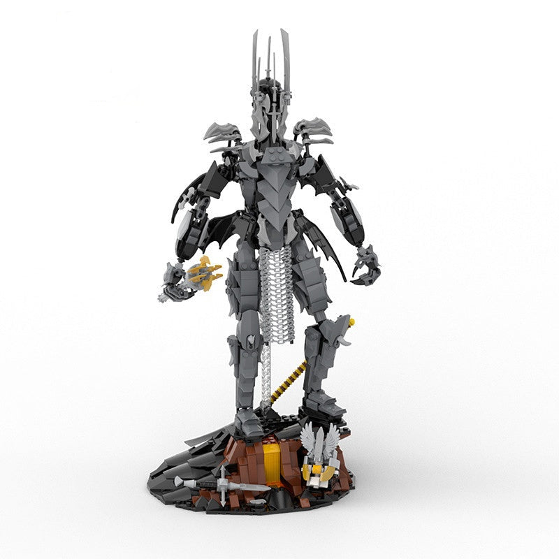 Dark Lord Armor Figure Building Kit | LEGO-Compatible MOC - 1