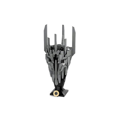 Dark Lord Fantasy Helmet Building Kit | LEGO-Compatible MOC - 1