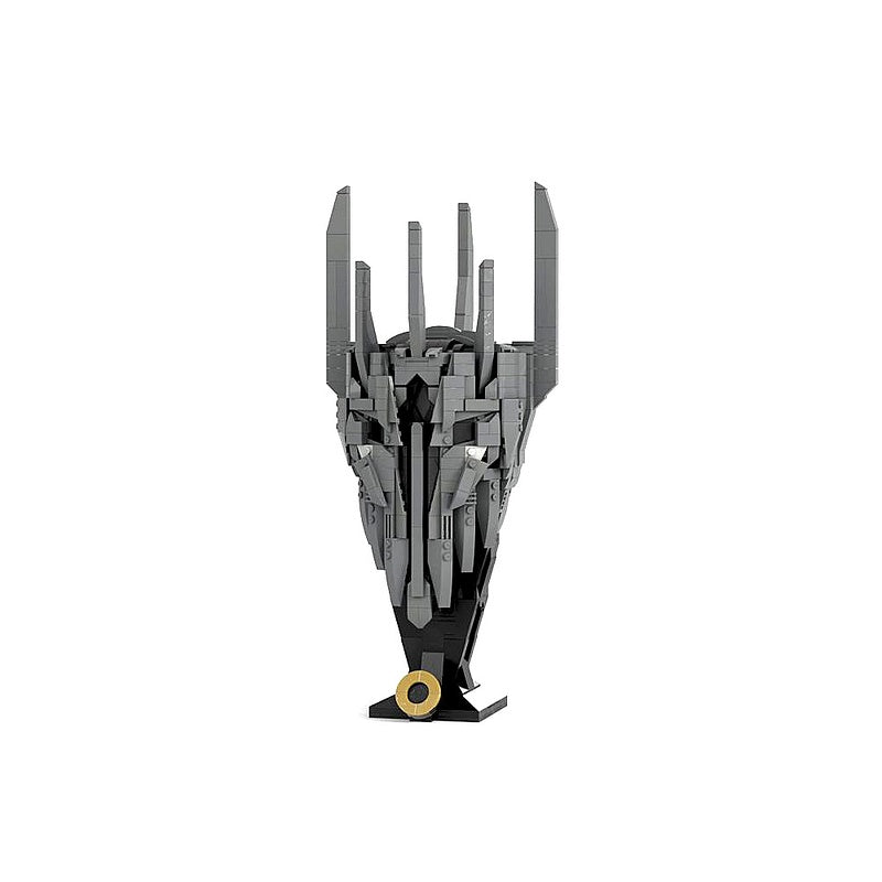 Dark Lord Fantasy Helmet Building Kit | LEGO-Compatible MOC - 3