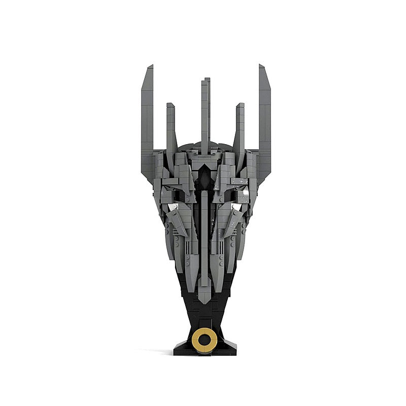 Dark Lord Fantasy Helmet Building Kit | LEGO-Compatible MOC - 5