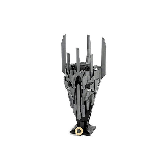 Dark Lord Fantasy Helmet MOC Character Display Building Kit - 1