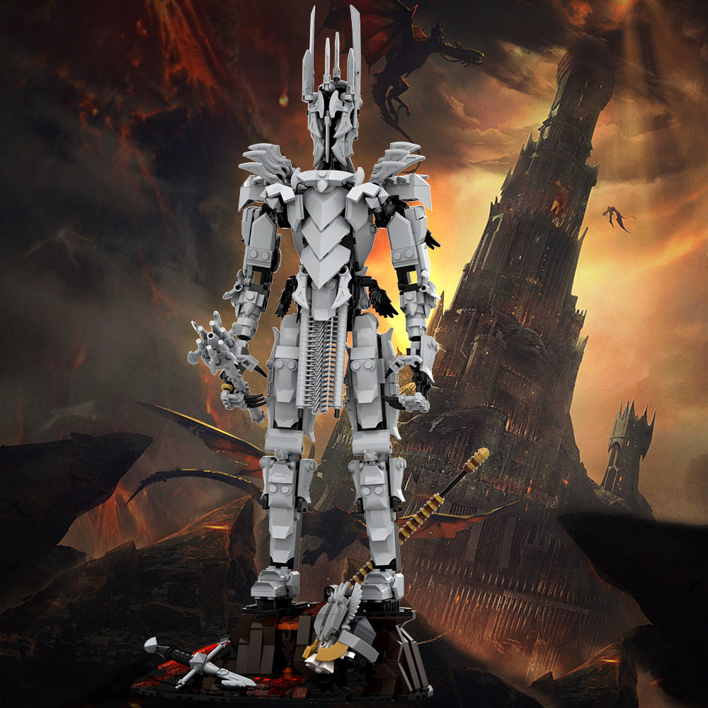 dark lord sauron moc building set | lotr - 1