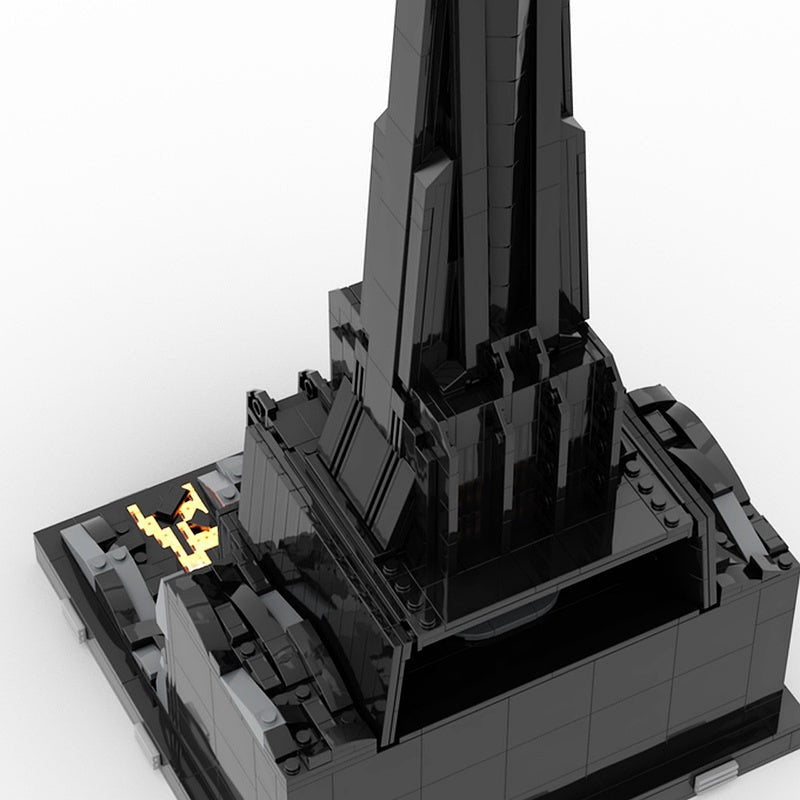 Dark Lord Volcanic Fortress MOC Building Kit | Fantasy Castle Architecture - 5