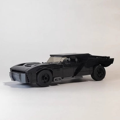 Dark Tactical Muscle Car MOC Building Kit | Futuristic Vehicle Model - 1