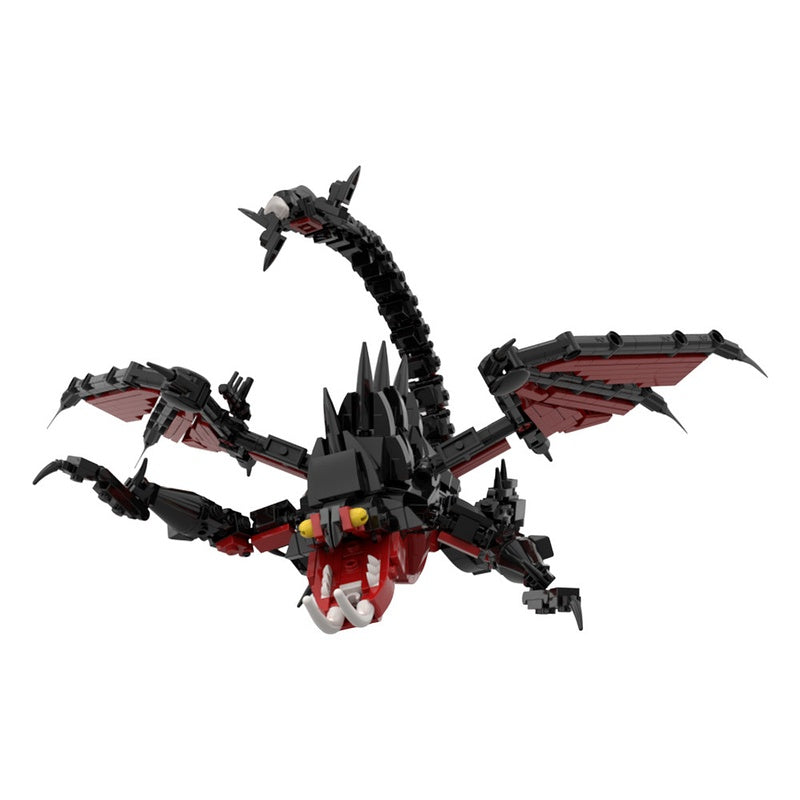 Dark Wing Venom Dragon Building Kit | LEGO-Compatible MOC - 3