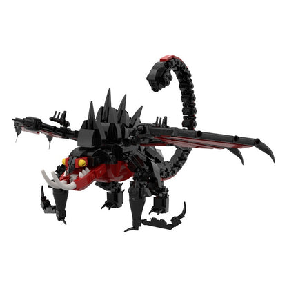 Dark Wing Venom Dragon Building Kit | LEGO-Compatible MOC - 5