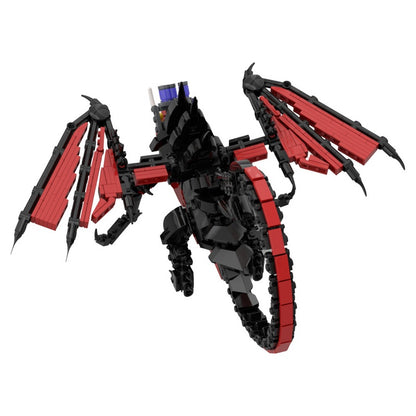 Dark Wing Venom Dragon Building Kit | LEGO-Compatible MOC - 6