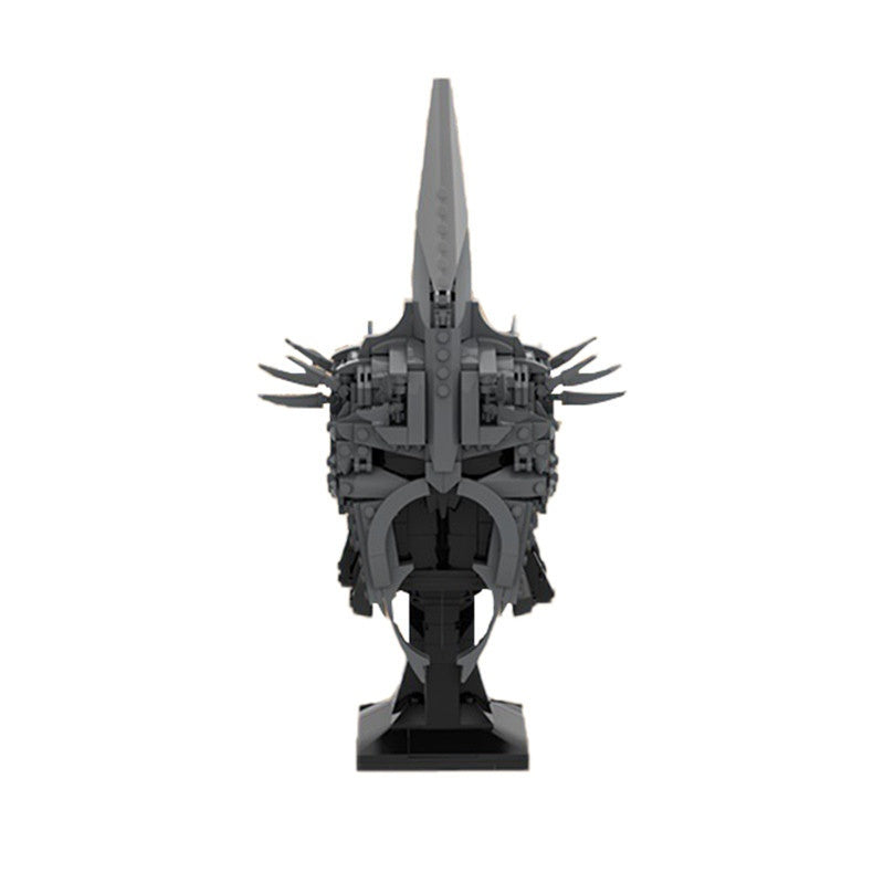 Dark Wraith King Helmet Building Kit | LEGO-Compatible MOC - 1