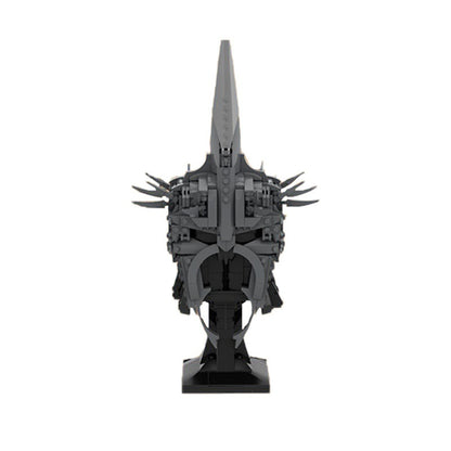 Dark Wraith King Helmet Building Kit | LEGO-Compatible MOC - 1