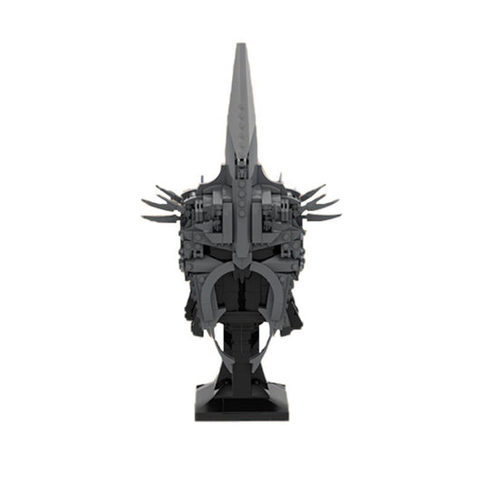 Dark Wraith King Helmet Building Kit | LEGO-Compatible MOC - 1