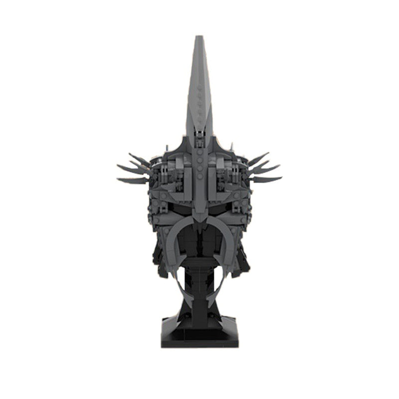 Dark Wraith King Helmet Building Kit | LEGO-Compatible MOC - 3