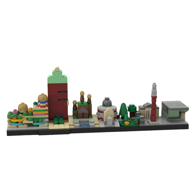 Darmstadt Germany Skyline MOC Architecture Building Kit - 1