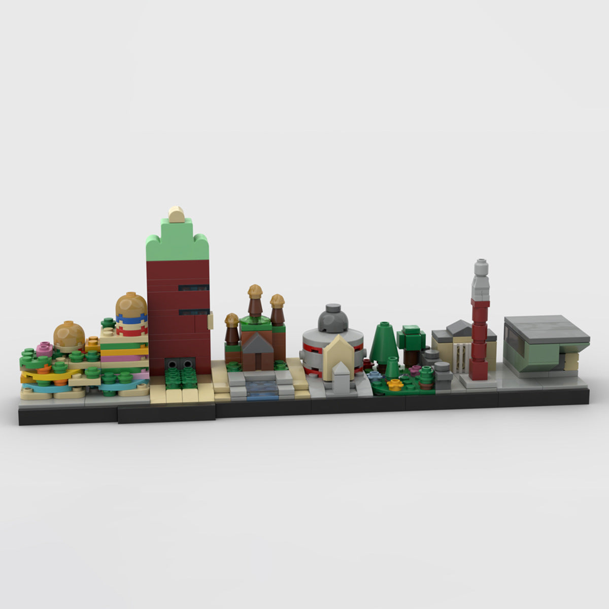 darmstadt skyline building kit | moc-75253 - 1