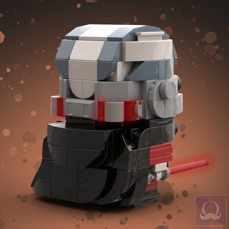 darth malak brickheadz building set | star wars | moc-196752 - 2