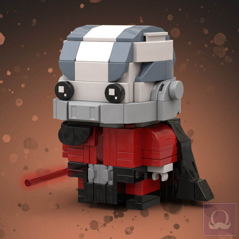 darth malak brickheadz building set | star wars | moc-196752 - 3