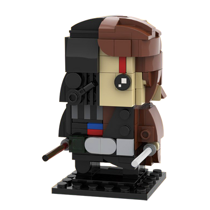 darth vader anakin skywalker brickheadz | star wars | moc-40622 - 4