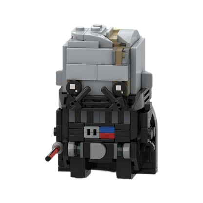 darth vader brickheadz moc set | star wars | lego-compatible - 1