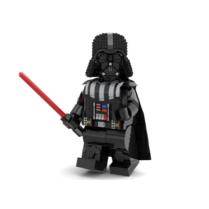 darth vader mega figure building set | star wars| moc-88104 - 1