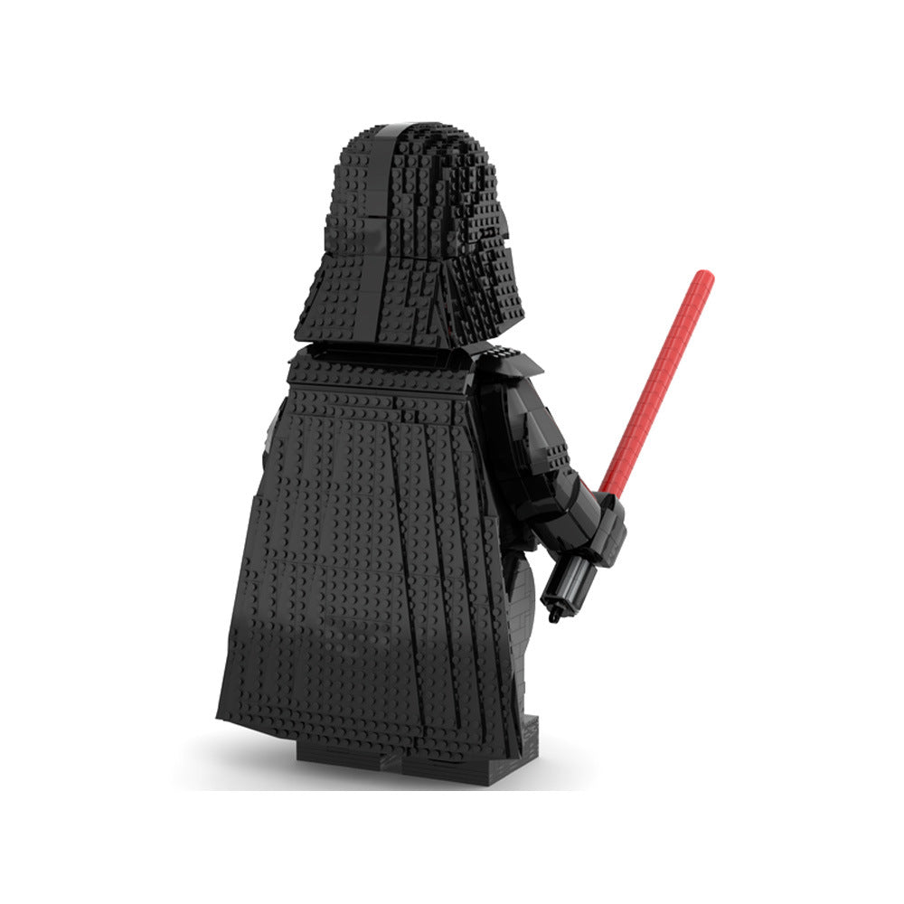 darth vader mega figure building set | star wars| moc-88104 - 2