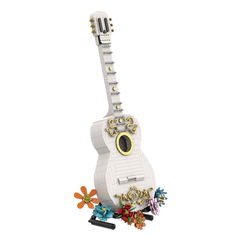 Day of the Dead Festival Guitar Building Kit | LEGO-Compatible MOC - 3