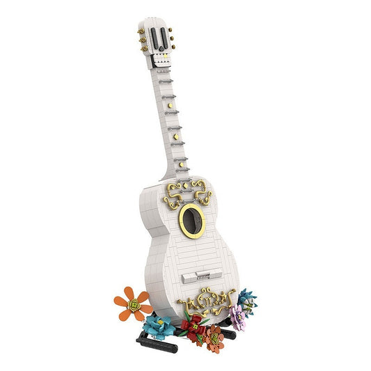 Day Of The Dead Festival Guitar MOC Building Kit | Decorative Music Model - 1