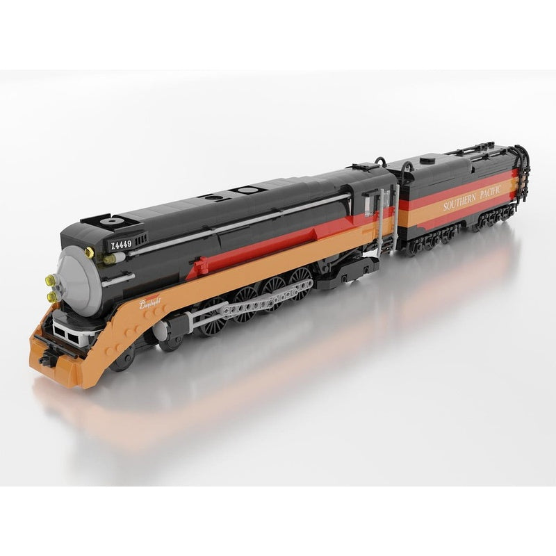 Daylight Streamlined Steam Locomotive MOC Building Kit - 1