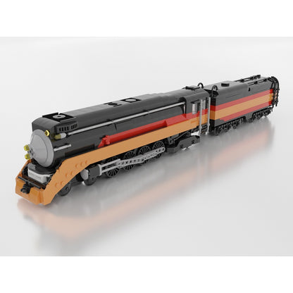 Daylight Streamlined Steam Locomotive MOC Building Kit - 3