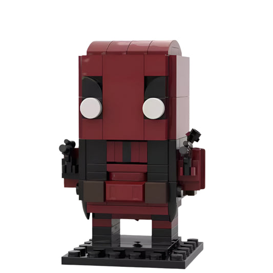 deadpool brickheadz building set | marvel | lego compatible - 2
