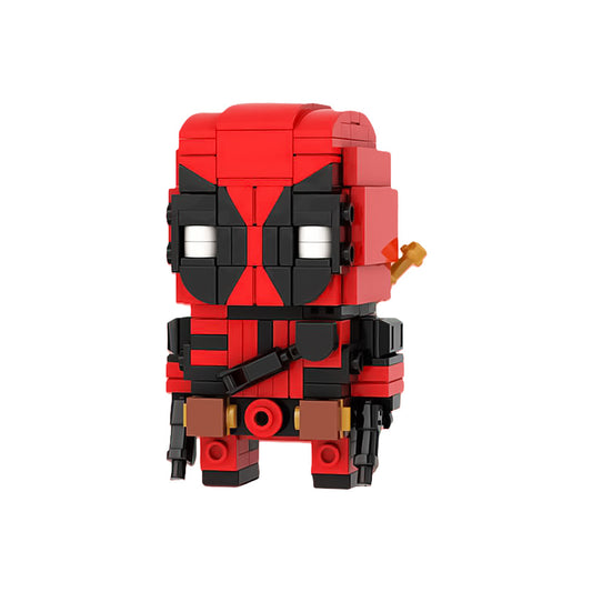 deadpool brickheadz lego moc | marvel | moc-158435 - 2