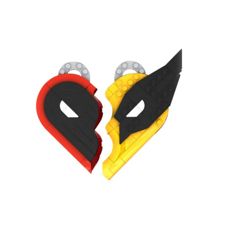 deadpool & wolverine friendship necklace | marvel | moc-183939 - 4