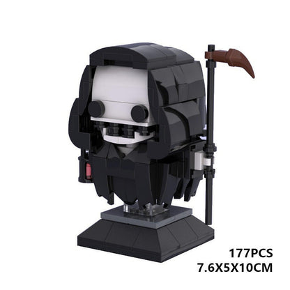 Death God MOC Cube Character Building Kit | Dark Fantasy Figure Model - 4