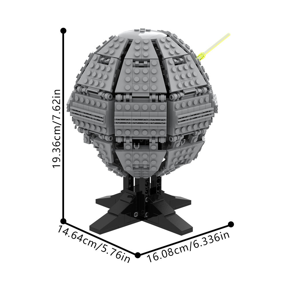 death star ii midi-scale building set | star wars | lego compatible - 2